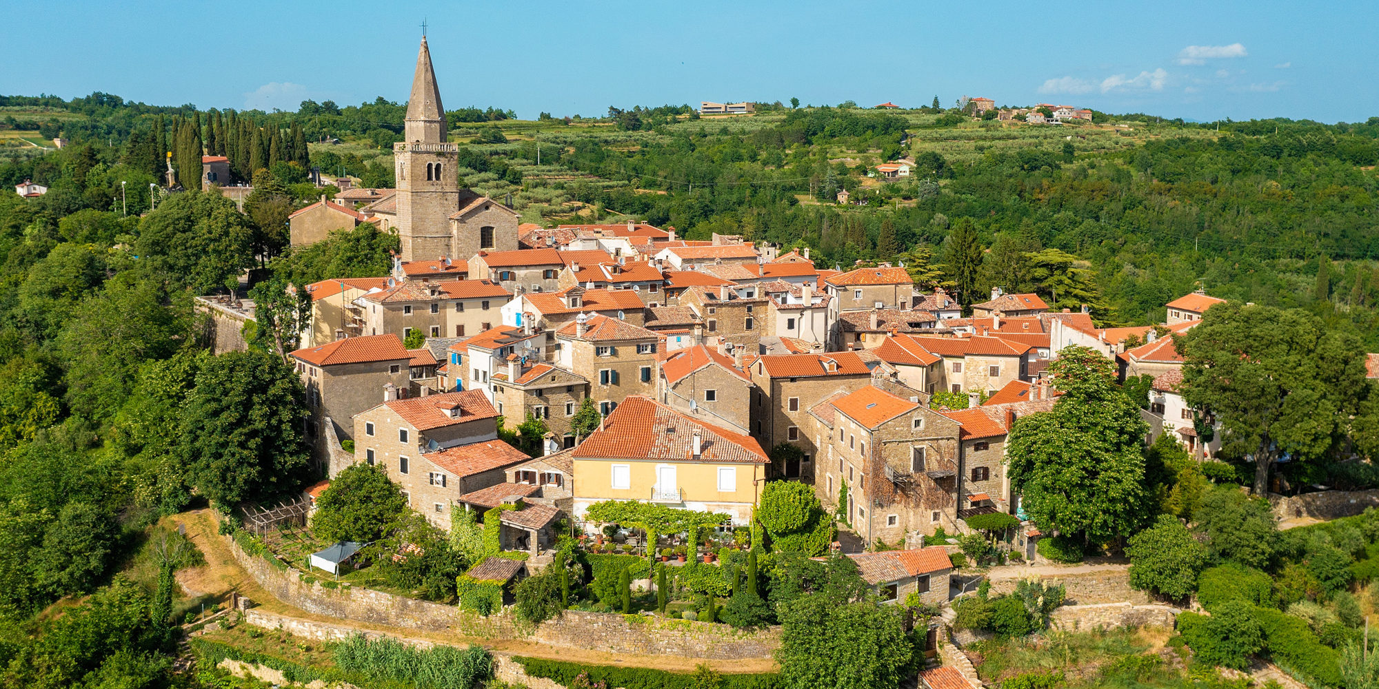 Groznjan in Kroatien