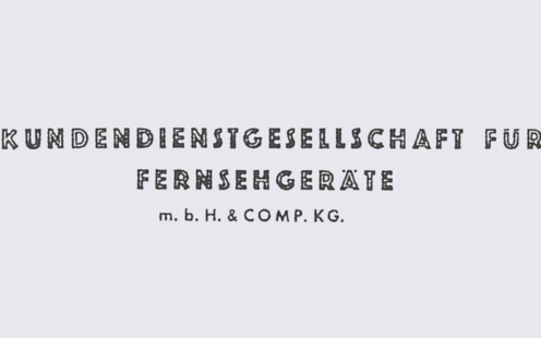 Kundendienstgesellschaft für Fernsehgeräte