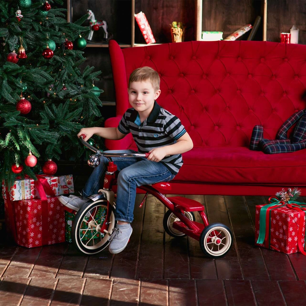 Kinderfahrrad zu Weihnachten