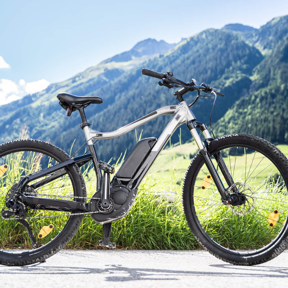 E-Bike Testsieger - die Elektrofahrräder im Test Ein E-Bike in den Alpen