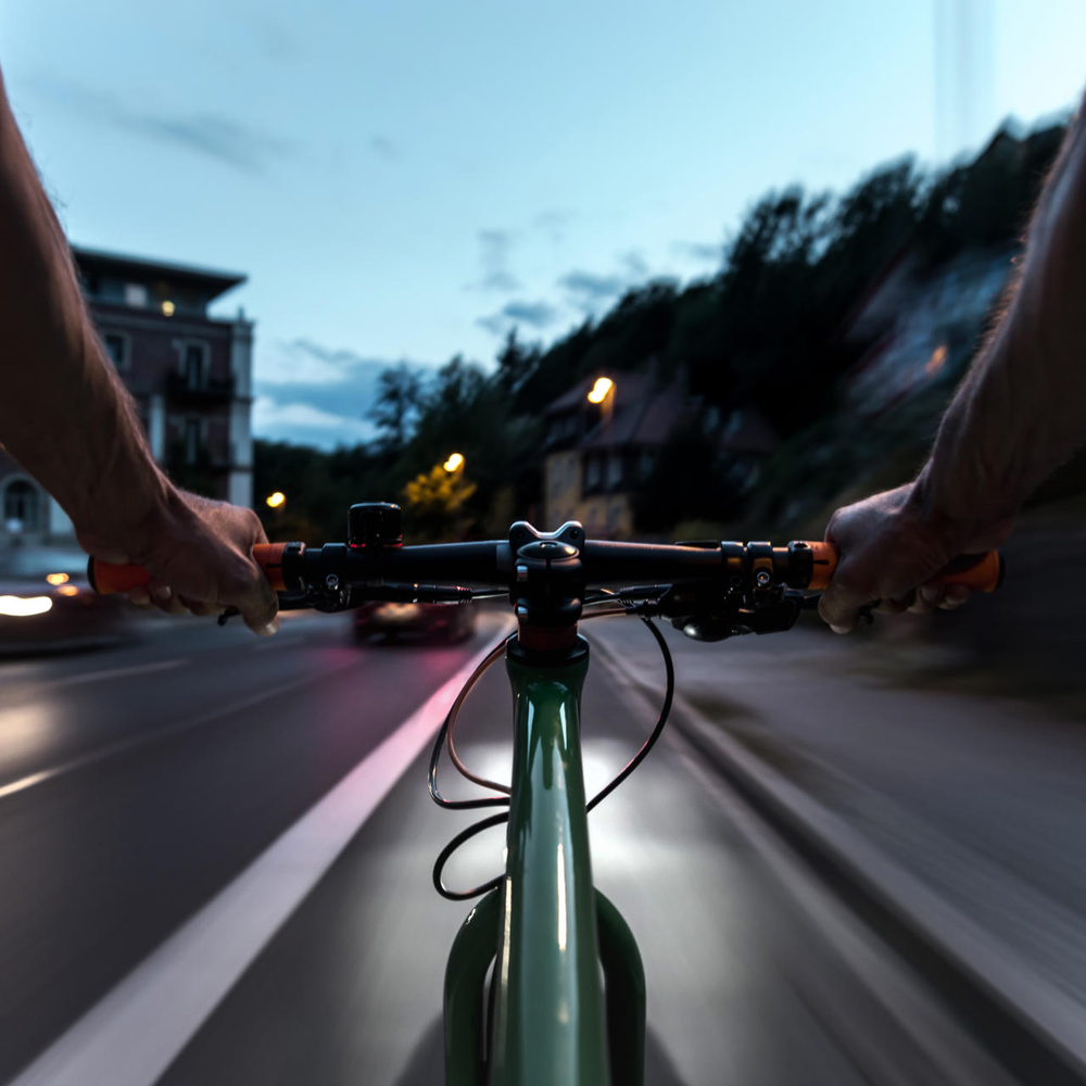 Integrierte Beleuchtung eines Fahrrads Integrierte Beleuchtung eines Fahrrads