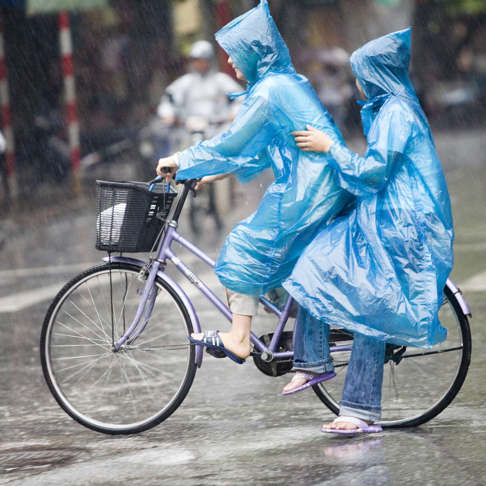 Regenschutz beim Radfahren Regenschutz beim Radfahren