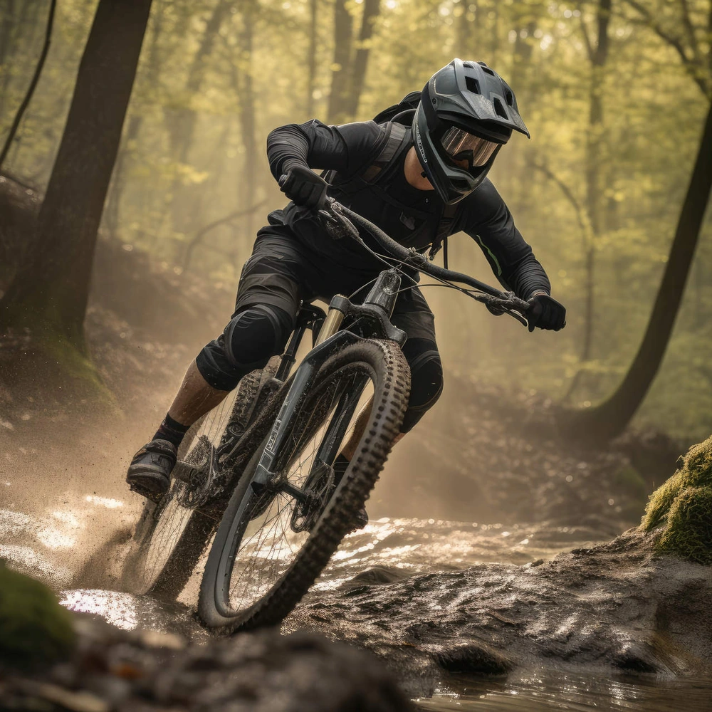 White Line Trail – die gefährlichsten Radstrecken Mountainbiker im Wald