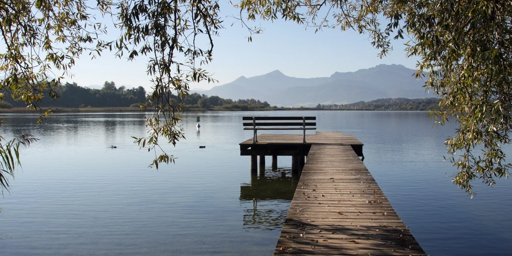 Bootssteg am Chiemsee in Bernau-Felden Bootssteg am Chiemsee