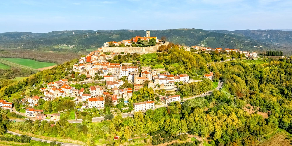 Stadt Motovun in Kroatien Stadt Motovun in Kroatien