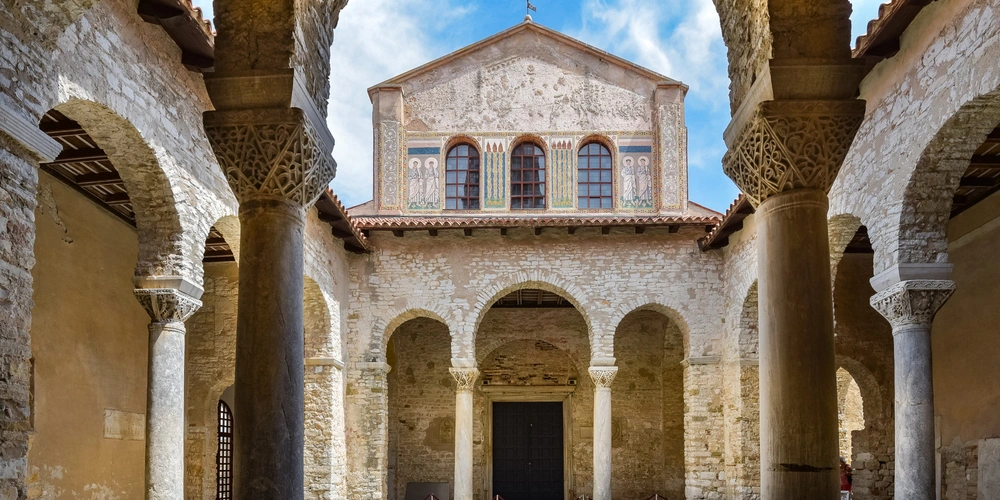 Die Euphrasius-Basilika in Poreč in Kroatien Die Euphrasius-Basilika in Poreč in Kroatien