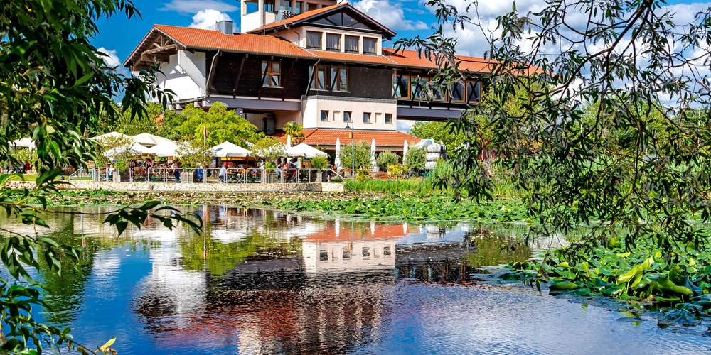 Nördliches Tor der Deutschen Weinstraße in Bockenheim, Rheinland-Pfalz