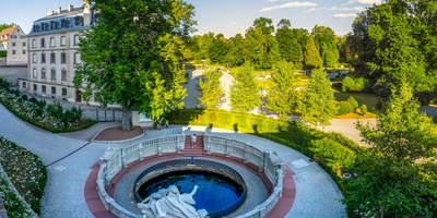 Eine Wasserquelle in Donaueschingen
