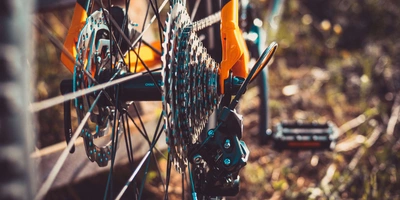 Kettenschaltung in Nahaufnahme