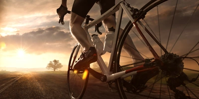 Fahrrad Flaschenhalterung am Rennrad