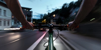 Integrierte Beleuchtung eines Fahrrads