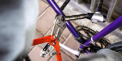 Fahrraddiebstahl mit Bolzenschneider
