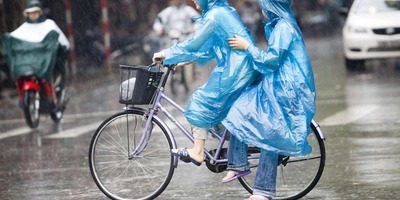 Regenschutz beim Radfahren