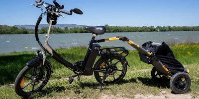 Fahrrad mit Anhänger