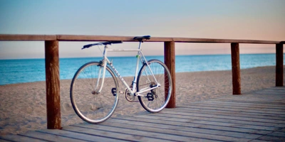 Vintage Bike am Strand