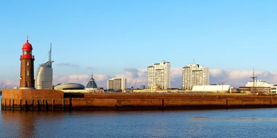 Panorama der Hafenstadt Bremerhaven Panorama der Hafenstadt Bremerhaven